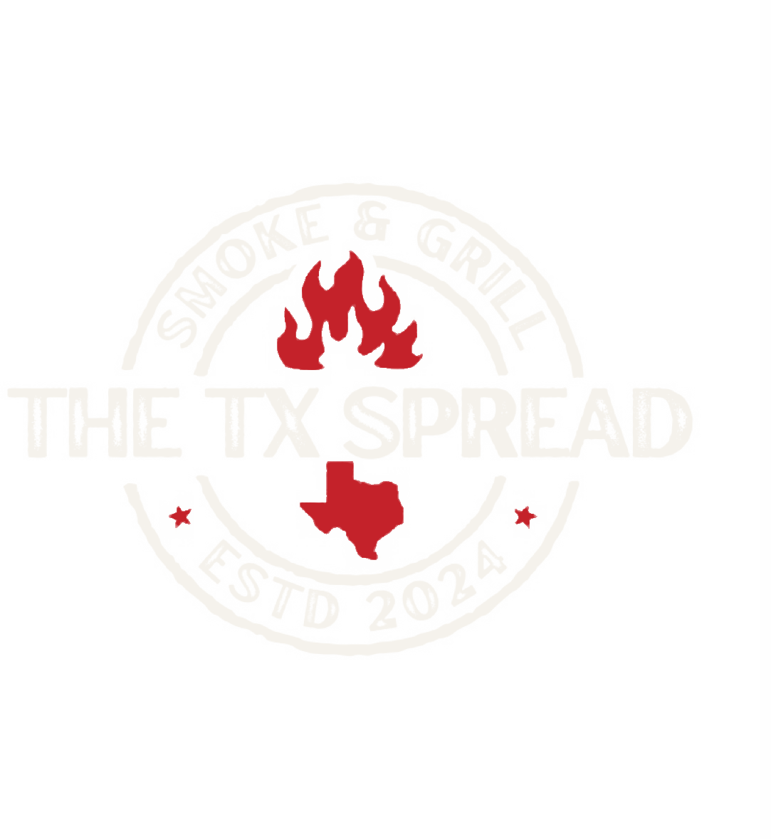 The Tx Spread — Smoke and Grill, Estd 2024 logo